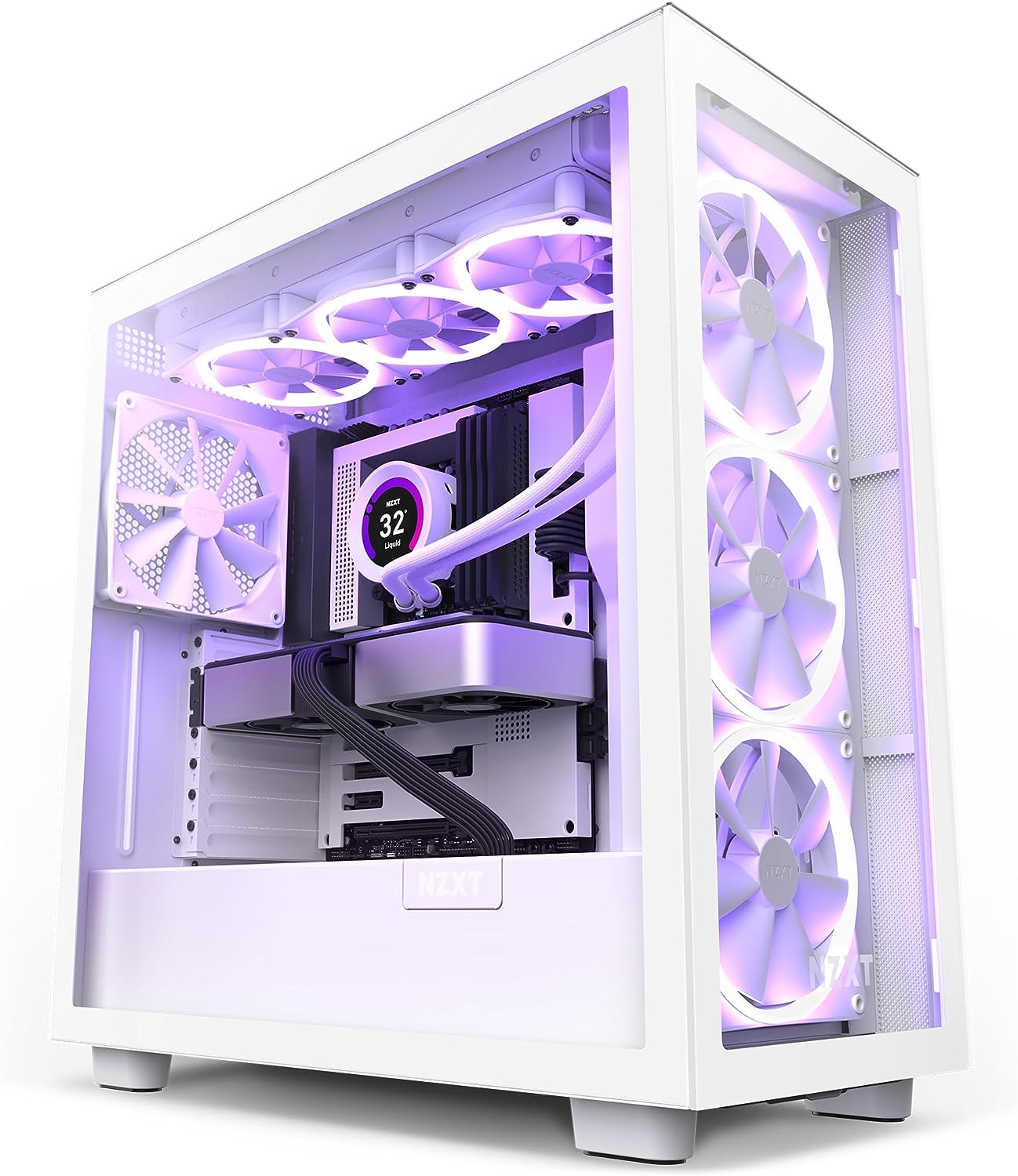 NZXT H7 Elite ATX Tempered Glass Mid Tower Gaming Case NZXT H7 Elite ATX Tempered Glass Mid Tower Gaming Case